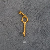 Wholesale Titanium Steel Retro Peach Heart Key Pendant Jewelry Accessory