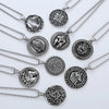 Wholesale Titanium Steel Retro Punk Hip Hop Geometric Men's Necklace With Polishing Treatment
