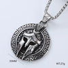 Wholesale Titanium Steel Retro Punk Hip Hop Geometric Men's Necklace With Polishing Treatment