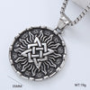 Wholesale Titanium Steel Retro Punk Hip Hop Geometric Men's Necklace With Polishing Treatment