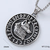 Wholesale Titanium Steel Retro Punk Hip Hop Geometric Men's Necklace With Polishing Treatment