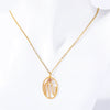 Wholesale Titanium Steel Retro Twelve Constellation Pendant Necklace With Electroplating Treatment And Ochain