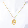 Wholesale Titanium Steel Retro Twelve Constellation Pendant Necklace With Electroplating Treatment And Ochain
