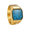 Wholesale Titanium Steel Ring For Men Retro Style With Electroplating