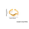 Wholesale Titanium Steel Ring For Women With Geometric Design Electroplating Treatment High End Fashion And Niche Joker Opening Non Fading Design