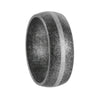 Wholesale Titanium Steel Ring Geometric Design Distressed Style Unisex