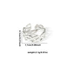 Wholesale Titanium Steel Ring Geometric Style With Heart Flower Leaf Letter Number Text Pattern Electroplated