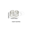 Wholesale Titanium Steel Ring Geometric Style With Heart Flower Leaf Letter Number Text Pattern Electroplated