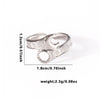 Wholesale Titanium Steel Ring Retro Style With Leaves Heart Shape Flower Letters Numbers Electroplating For Women