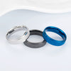 Wholesale Titanium Steel Ring With Geometric Pattern For Jewelry Lovers Polished