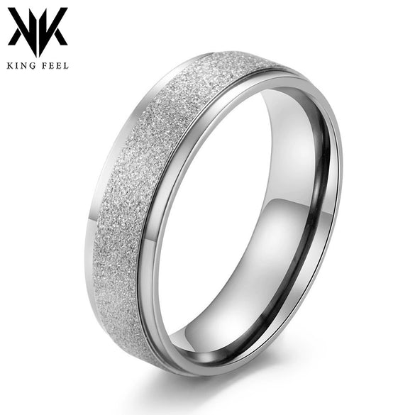 Wholesale Titanium Steel Ring With Geometric Pattern For Jewelry Lovers Polished