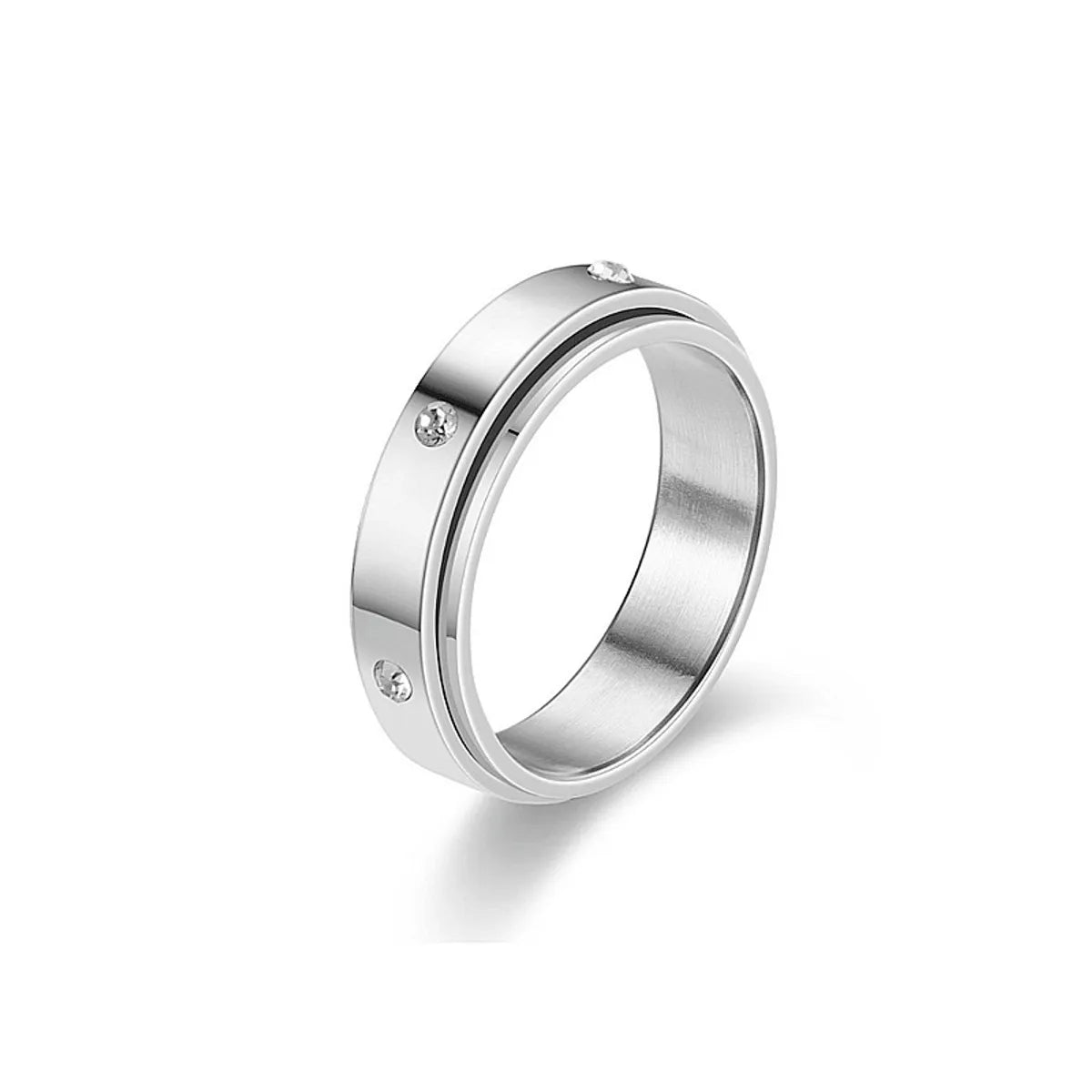 Wholesale Titanium Steel Rotatable Ring