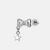 Wholesale Titanium Steel Round Cake Bone Ear Bone Nail With Electroplating Treatment And Cute Personality Style
