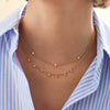 Wholesale Titanium Steel Simple Heart Shape Electroplated Mini Necklace For Women
