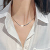 Wholesale Titanium Steel Snake Bone Chain Necklace Minimalist Plain Unisex