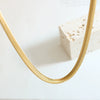 Wholesale 316L Stainless Steel Snake Bone Chain Necklace With Geometric Pattern And Gold Plated Electroplating For Women