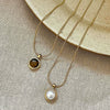 Wholesale Titanium Steel Snake Bone Necklace Geometric U Shape Retro Light Luxury Electroplated