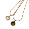 Wholesale Titanium Steel Snake Bone Necklace Geometric U Shape Retro Light Luxury Electroplated