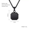 Wholesale Titanium Steel 316L Stainless Steel Geometric Pendant Necklace For Women Light Luxury With Natural Gold Sand