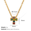 Wholesale 316L Stainless Steel Star Shape And U Shape Pendant Necklace With Electroplating Treatment Fashion Style For Women