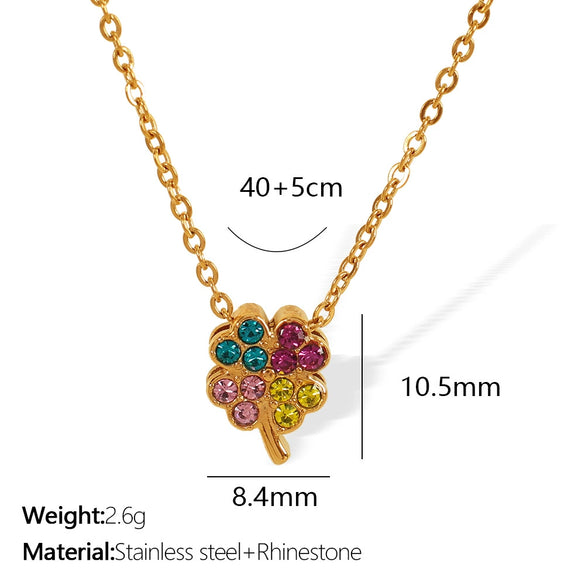 Wholesale 316L Stainless Steel Star Shape And U Shape Pendant Necklace With Electroplating Treatment Fashion Style For Women