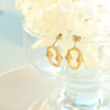 Wholesale Titanium Steel Ushape Geometric Earrings For Women