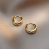 Wholesale Titanium Steel Ushape Light Luxury Women's Earrings With Electroplating