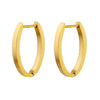 Wholesale Titanium Steel Ushaped Earrings For Women Simple Trendy Cold Style Accessories
