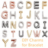 Wholesale Titanium Steel Watch Chain Bracelet With English Alphabet Pattern Diy Adjustable Mesh Strap Unisex Style