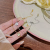 Wholesale Titanium Steel Women's Flower Pattern Electroplated Bracelet