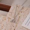 Wholesale Titanium Steel Women's Minimalist Geometric Pendant O Chain Necklace With Electroplating