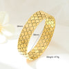 Wholesale Titanium Steel Wrist Bracelet Fourleaf Clover Pattern Electroplated Highend Jewelry