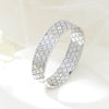Wholesale Titanium Steel Wrist Bracelet Fourleaf Clover Pattern Electroplated Highend Jewelry