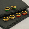 Wholesale Titanium Steel Zircon Earrings Geometric Light Luxury Simple Style For Women