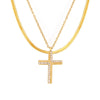 Wholesale 316L Stainless Steel Zircon Geometric Pendant Necklace For Women With Electroplating Treatment And Regular Chain