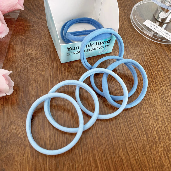 Wholesale Towel Ring And Hair Ring Cloth Material High Elasticity Fashion Geometric Style Handmade