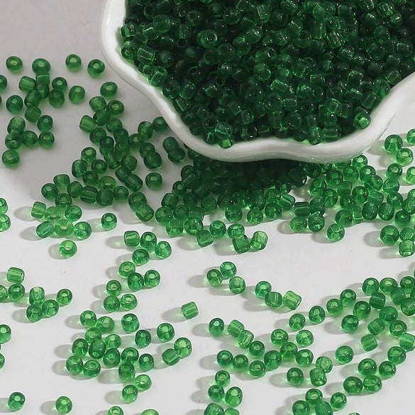 Wholesale Transparent Glass Loose Beads For Handmade Diy Bracelet Hairpin Jewelry Accessories