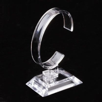 Wholesale Transparent Watch Display Stand C Ring Transparent Bracket Counter Display Stand Watch Bracelet Display Props