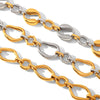 Wholesale Trendy Colorblocked Geometric Stainless Steel Gold Plated Bracelets For Women