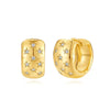 Wholesale Trendy Fashion Copper Earrings With Geometric Star Design And Zirconia Treatment For Women