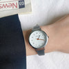 Wholesale Trendy Fashion Round Quartz Watches For Men And Women Alloy Case And Ordinary Glass Mirror Leisure Style