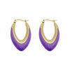Wholesale Trendy Ushaped Drop Earrings Stainless Steel Geometric Electroplated