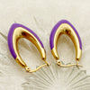 Wholesale Trendy Ushaped Drop Earrings Stainless Steel Geometric Electroplated