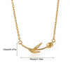 Wholesale Tulip Necklace Simple Retro Light Luxury Style Copper Pendant Gold Silver Electroplated Cross Chain Unisex