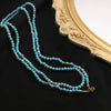Wholesale Turquoise Copper Necklace With Electroplating For Women