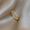 Wholesale Turquoise Geometric Style Opening Ring With Electroplating Treatment For Women