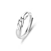 Wholesale Twin Knot Ring 925 Silver Allmatch Diamond Design For Men And Women