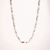 Wholesale Twist Chain Necklace Bracelet Anklet Suit In Stainless Steel With Geometric Style And Electric Polishing