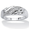 Wholesale Twisted Alloy Ring With Wave Pattern Electroplated Minimalist And Geometric Style Unisex