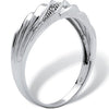 Wholesale Twisted Alloy Ring With Wave Pattern Electroplated Minimalist And Geometric Style Unisex